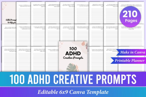 100 ADHD Creative Writing Prompts Kdp: A Powerful Tool for Inspired Expression