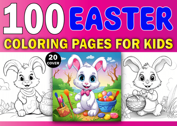 100 Easter Coloring Pages for Kids
