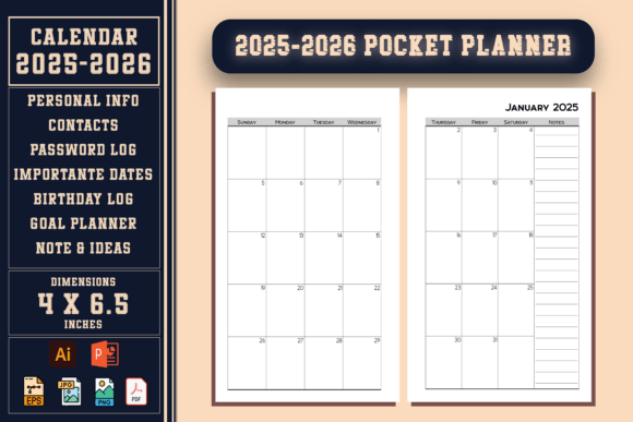 2025-2026 Pocket Planner: A Comprehensive Guide to Organizing Your Life