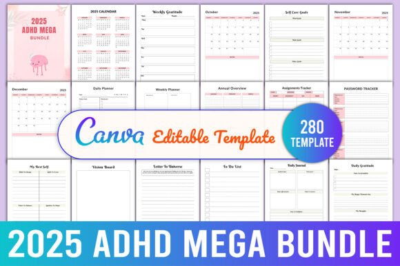 2025 Adhd Mega Bundle