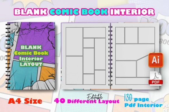 40 Blank Comic Book Page Interior Layout: A Strategic Tool for Creative Expression