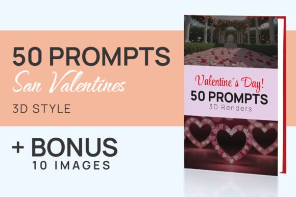 50 Prompts Valentine 3D Images: A Creative Edge for Your Valentine’s Day Projects