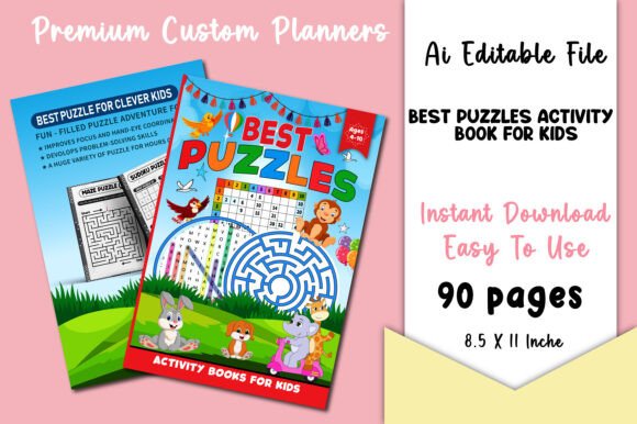 Best Puzzles Activity Books for Kids