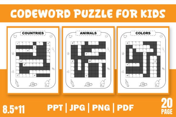 Codeword Puzzle for Kids