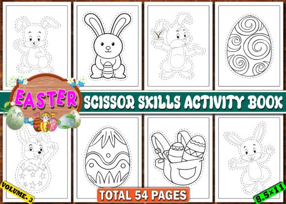 Easter Scissor Skills Activity Pages