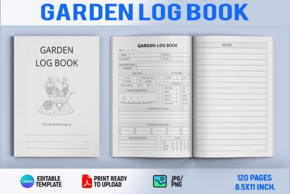 Garden Log Book KDP Interior: A Practical Guide for Kindle Authors