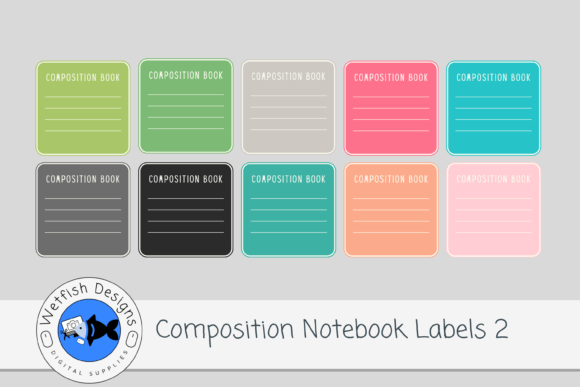 KDP Composition Notebook Cover Labels: A Professional Touch for Your Designs