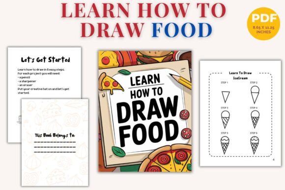 Learn How to Draw Food - PDF Journal 🍕