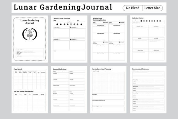 Lunar Gardening Journal or Planner: A Practical Tool for Nature-Inspired Planning