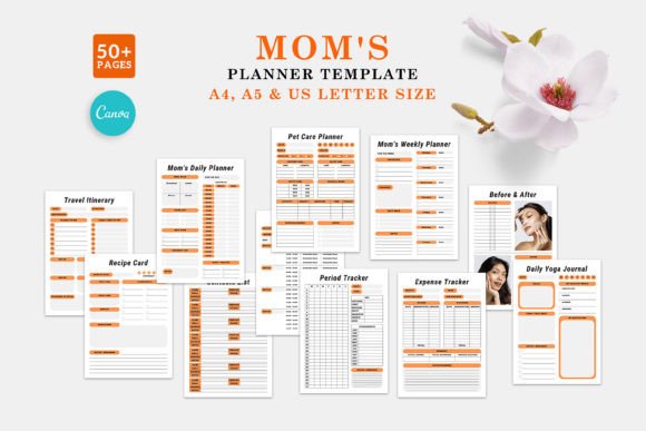 MOM S Planner Template Bundle Pack: A Comprehensive Guide to Organizing Your Life