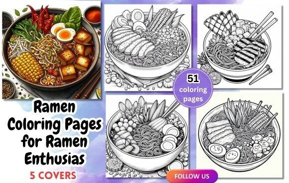 Ramen Coloring Pages for Ramen Enthusiasts