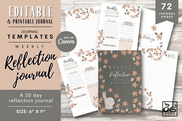 Reflection Journal Templates 86: A Comprehensive Guide to Weekly Reflection