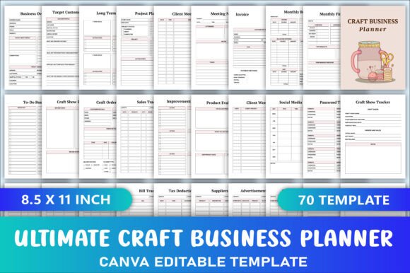 Ultimate Craft Business Planner: A Comprehensive Tool for Creative Entrepreneurs
