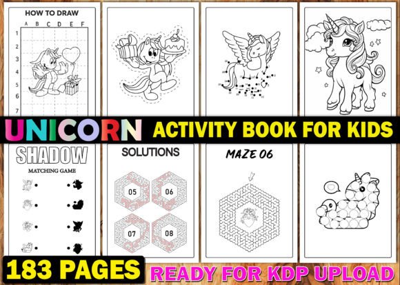 Unicorn Activity Book for Kids - KDP: A Strategic Resource for Creative Entrepreneurs